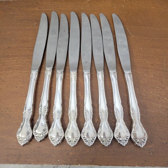 Oneida Community AFFECTION Silverplate Flatware 45 Pieces + McGraw Case … - Picture 13 of 15